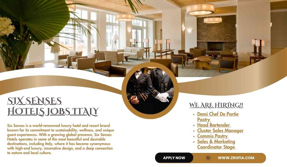 SIX SENSES HOTELS JOBS ITALY